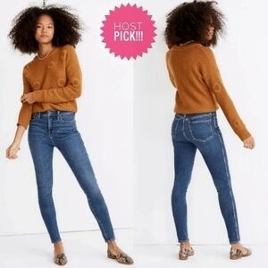 Madewell 28 10" High Rise Skinny Medium Wash Jegging Stretch Jeans